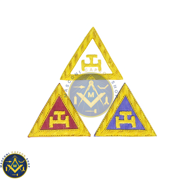 Royal Arch Triangle Tau for Sash