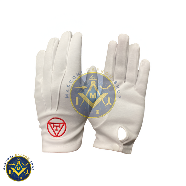 Masonic Royal Arch Chapter White 100% Cotton