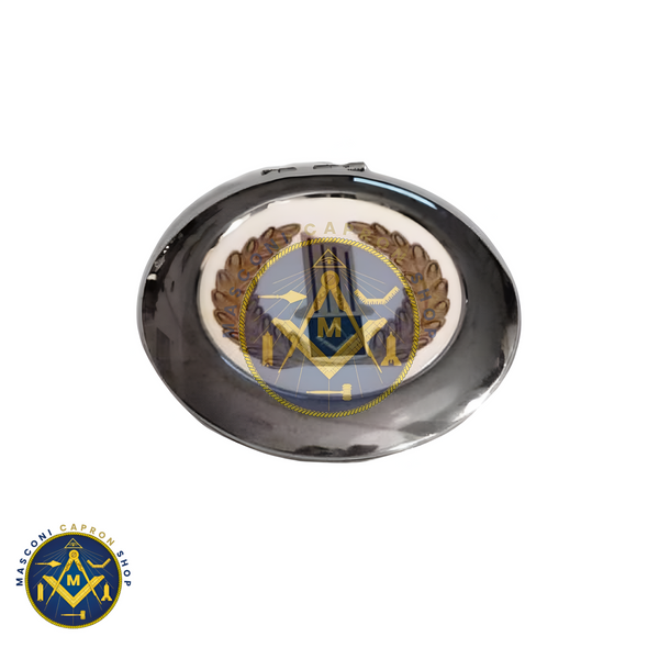 Masonic Broken Column Handbag Mirror