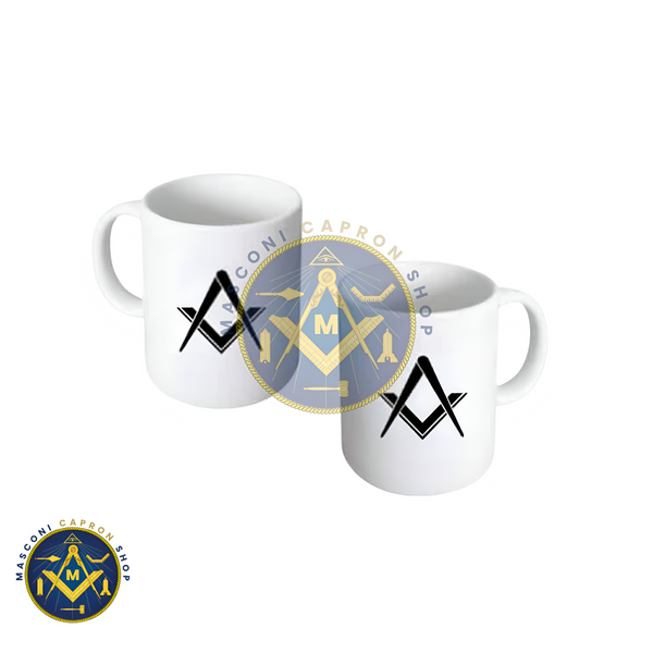 Masonic Design Ceramic Mug In Box