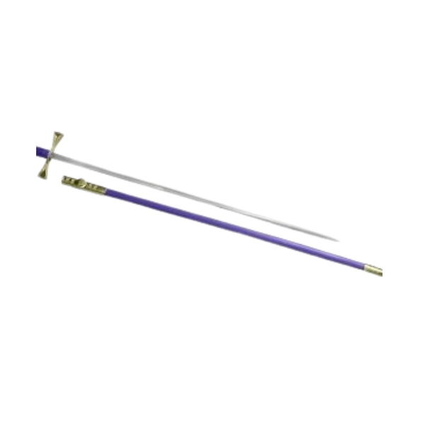 Red Cross Constantine Sword – Gilt & Purple Scabbard