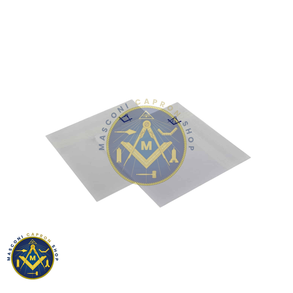 Masonic Blue Design Pocket Handkerchief With G/Without G