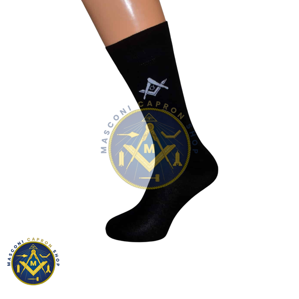 Pair of Masonic Design with G Freemasons Socks