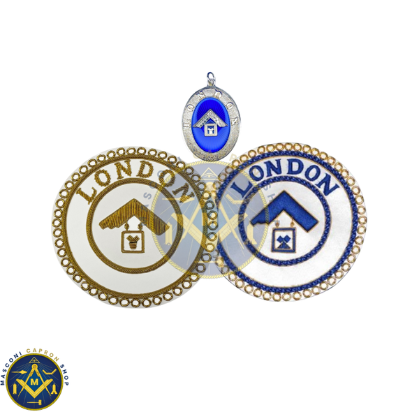 Craft Provincial London Grand Rank Full Dress Undress Badges & Collar Jewel