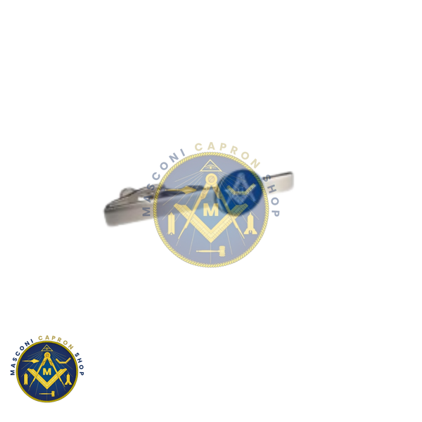 Masonic Blue Tie Clip with G